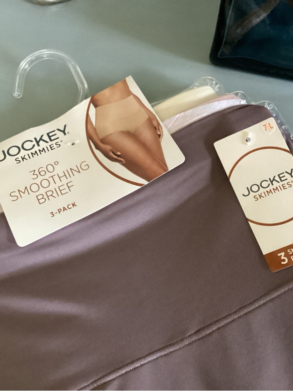 Jockey Skimmies Women’s ' 360° Smoothing Brief - Set of Three Size L NWT - Picture 3 of 7